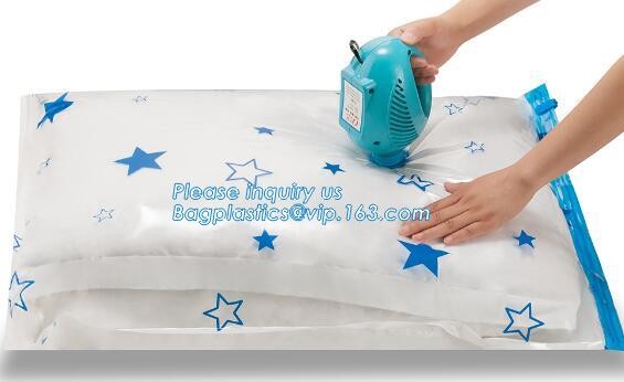 Compression Space Saver Bags Nylon Vacuum Quilt Storage Folding Cube Space