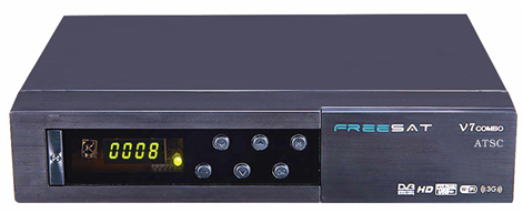 Freesat V7 combo New for USA/Mexico/Canada ATSC DVB-S2 Digital tv Converter DVB-S2/ATSC Set Top Box