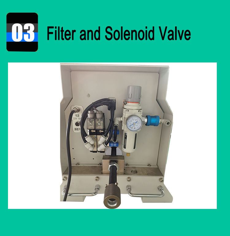 Air Pressure 0.5-0.7Mpa Wire Rotary Blade Automatic Stripping Machine for Coaxial Cables