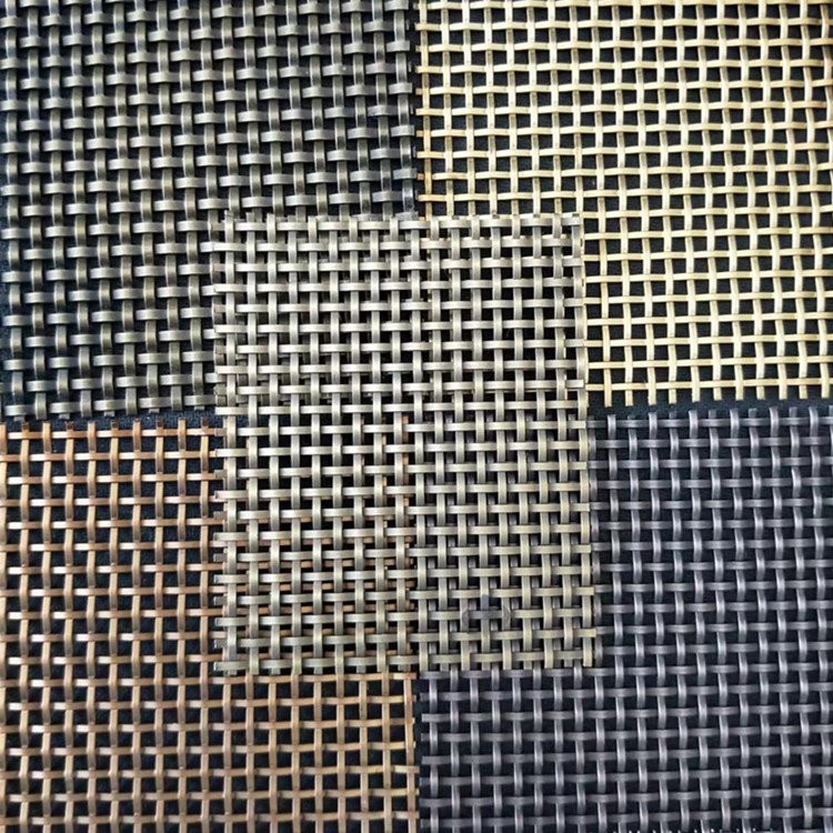 Bronze Decorative Steel Wire Mesh For Furniture 0.6m-1.5m Width Non Rusting