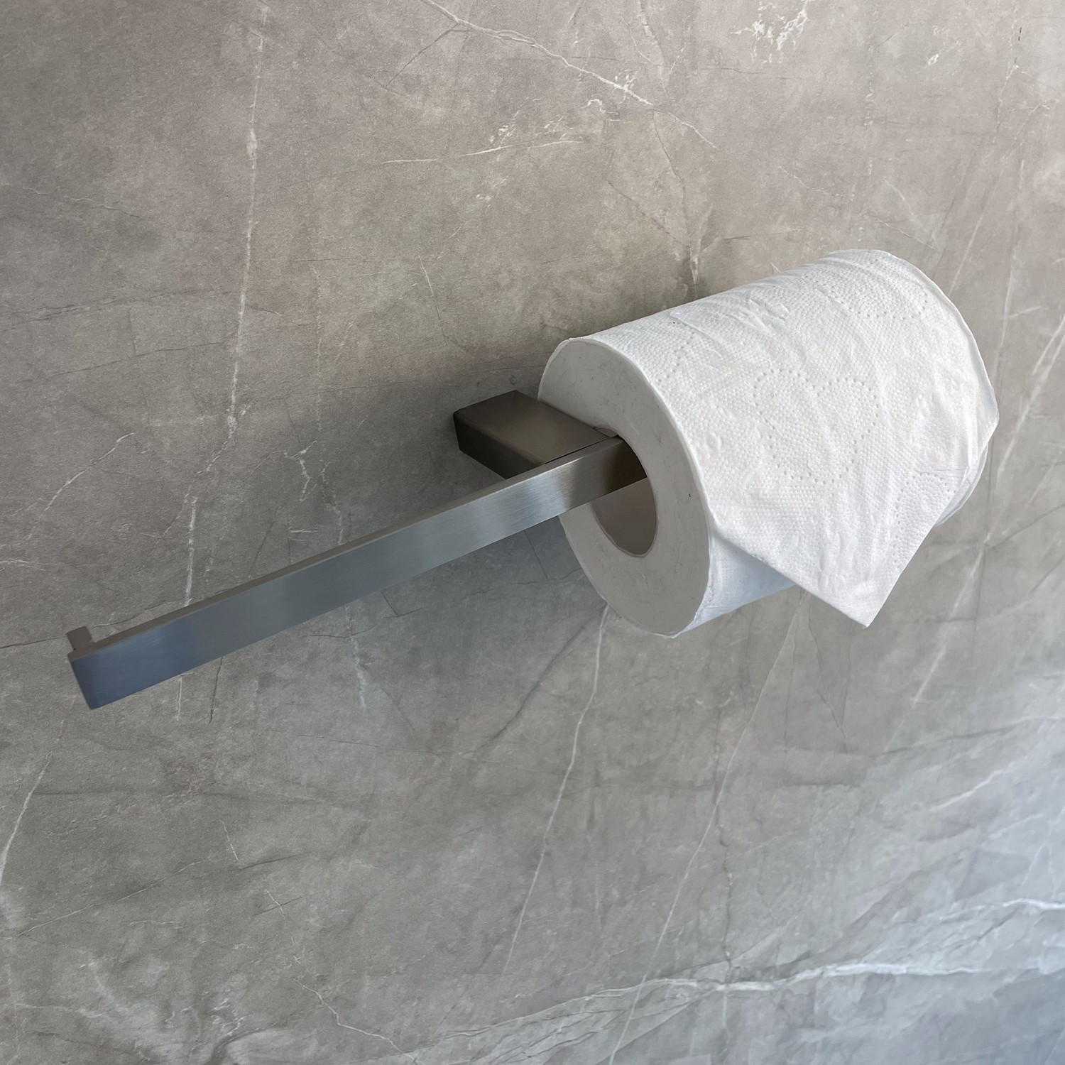 Double Roll Toilet Paper Holder Wall Mount For Bathroom Kitchen Stainless Steel