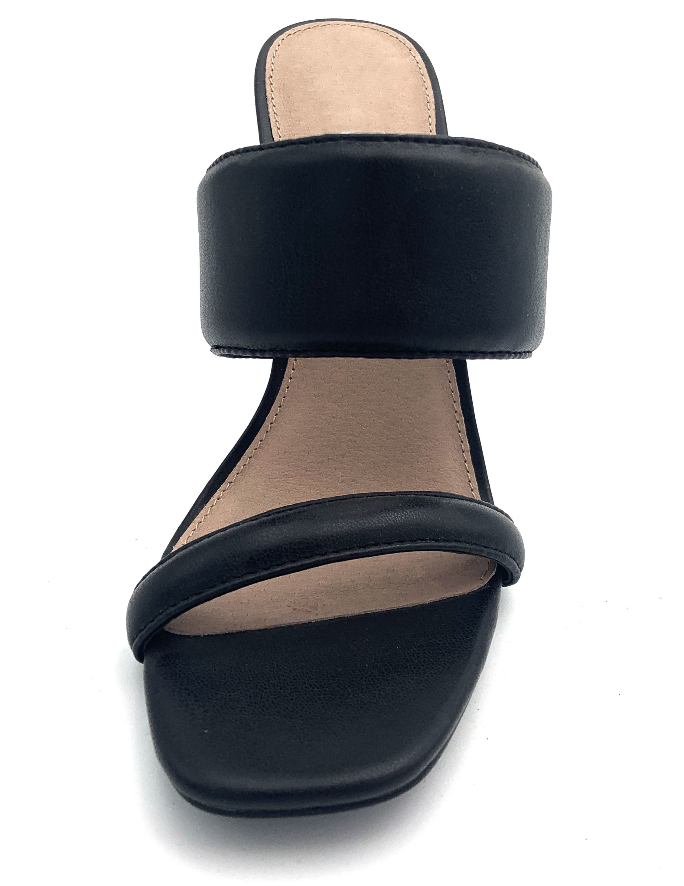 Stiletto Womens Mule Heels Slip On With Solid Pattern Medium Width