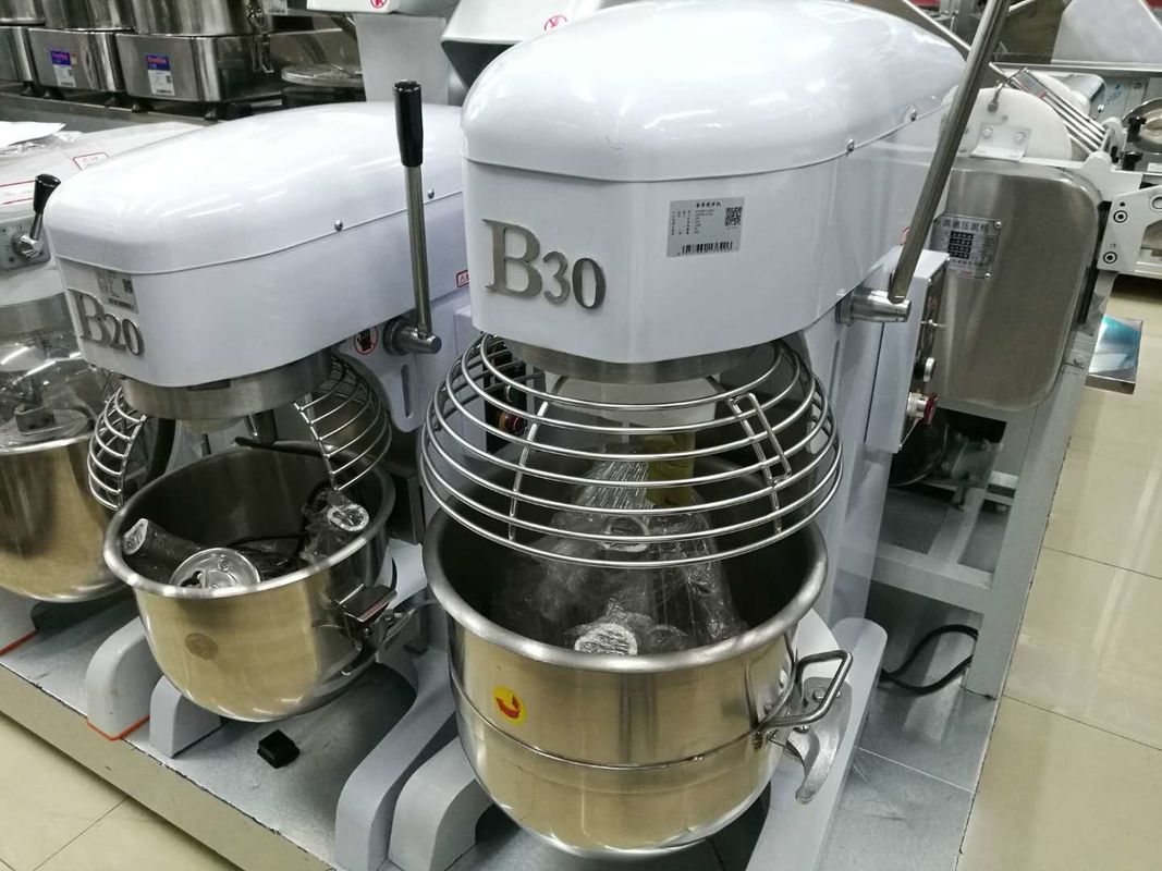 Food Processing Equipments Eggbeater And Dough Mixer Frequency Conversion Speed 30L Max.Kneading 10KG
