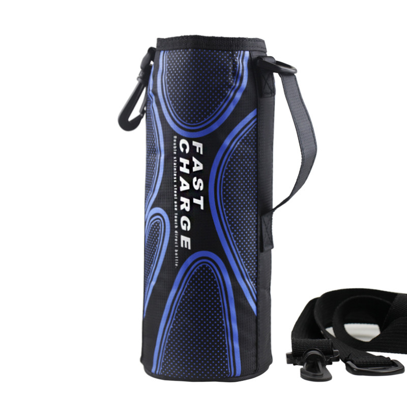 Foldable Shoulder Strap Polyester Water Bottle Cover