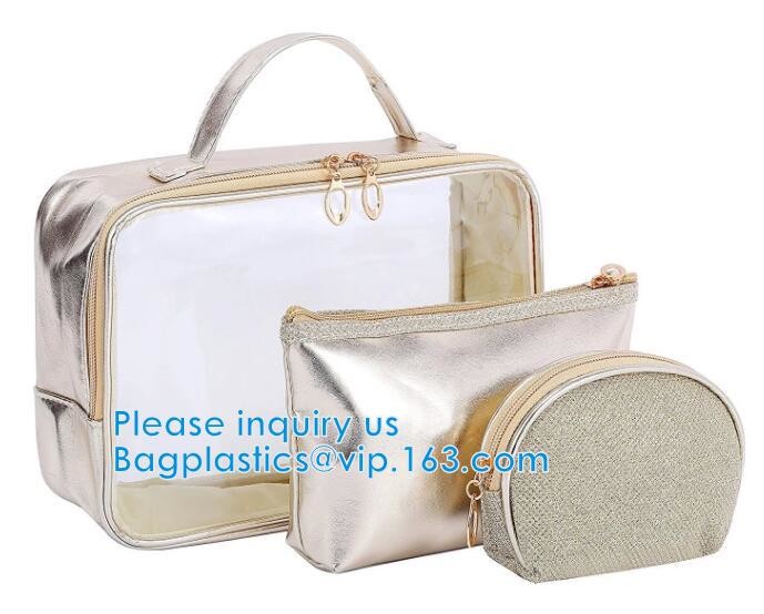 Waterproof Flamingo Cosmetic Bag Toiletry Bag Travel Makeup Bags,Cotton,Canvas,Polyester,Nylon,Non Woven