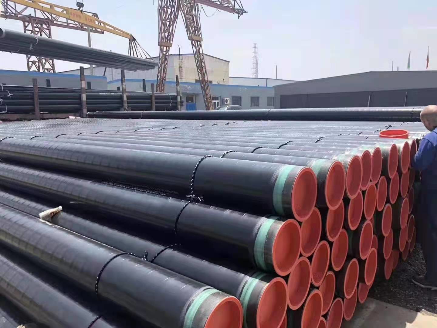 Flame Retardant Plastic Coated Q235 Steel Pipe For Mining Industry