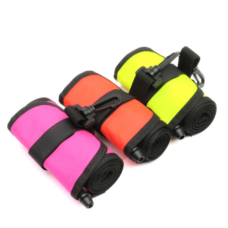 Nylon Sealed Safety Sausage And Reel , Lightweight Surface Marker Buoy And Reel