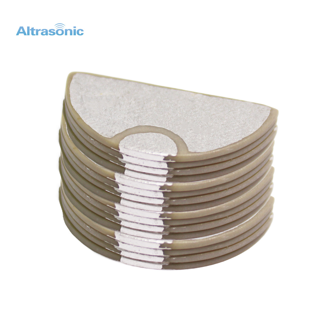 25MM Ultrasonic Fetal Doppler Monitor Piezo PZT Ceramic Material Semi Disk