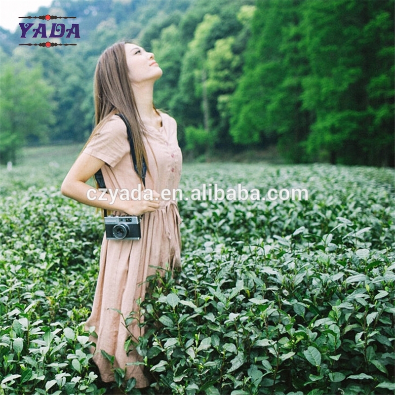 Casual linen summer casual formal office dresses designer dress for women