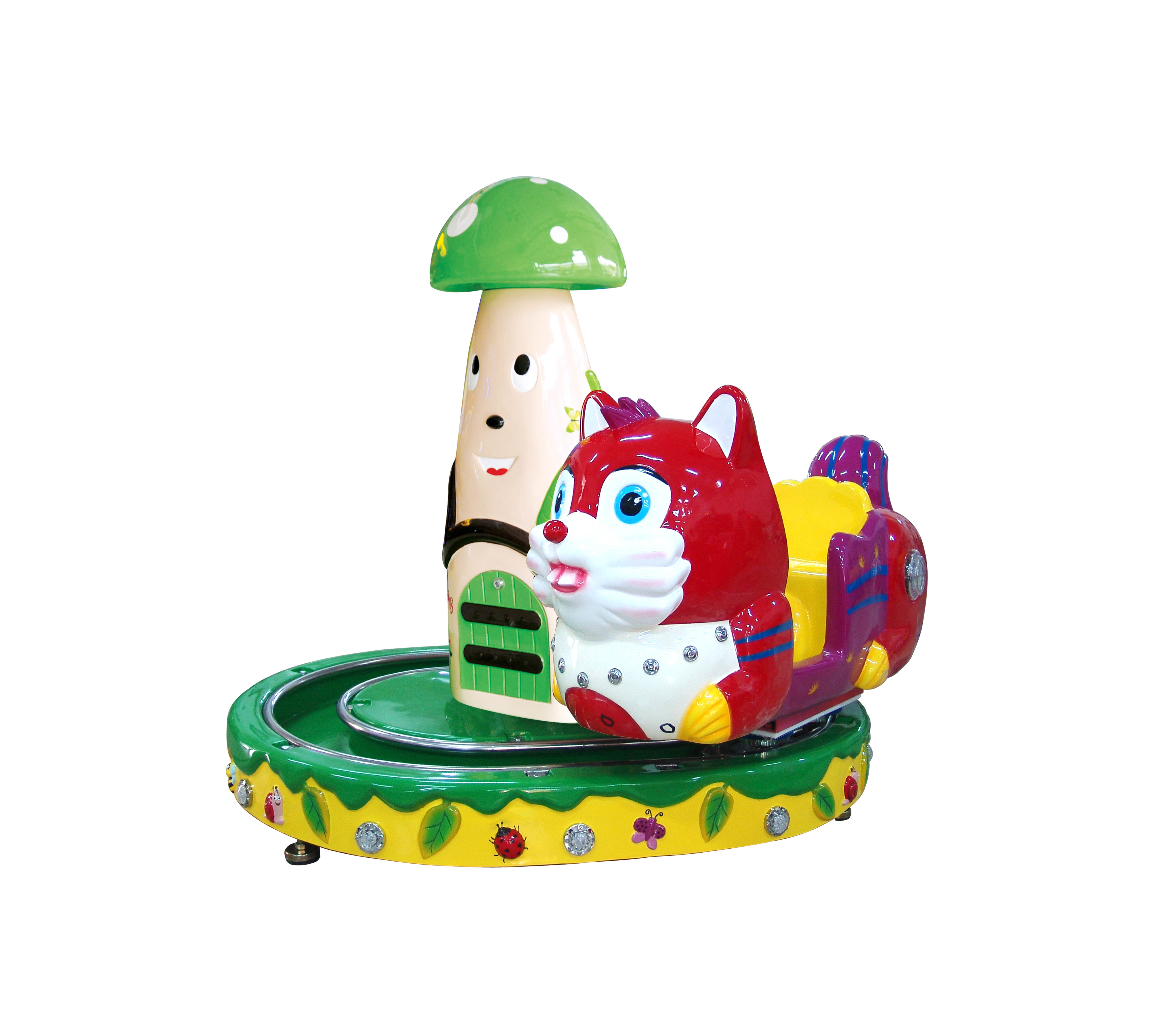 Mini Roller Coaster Coin Operated Arcade Machines Ride On Train Animals Themed