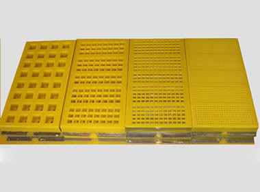 Quarry Crusher Non Blinding Polyurethane Screen Panels Modular 2ft X 1ft