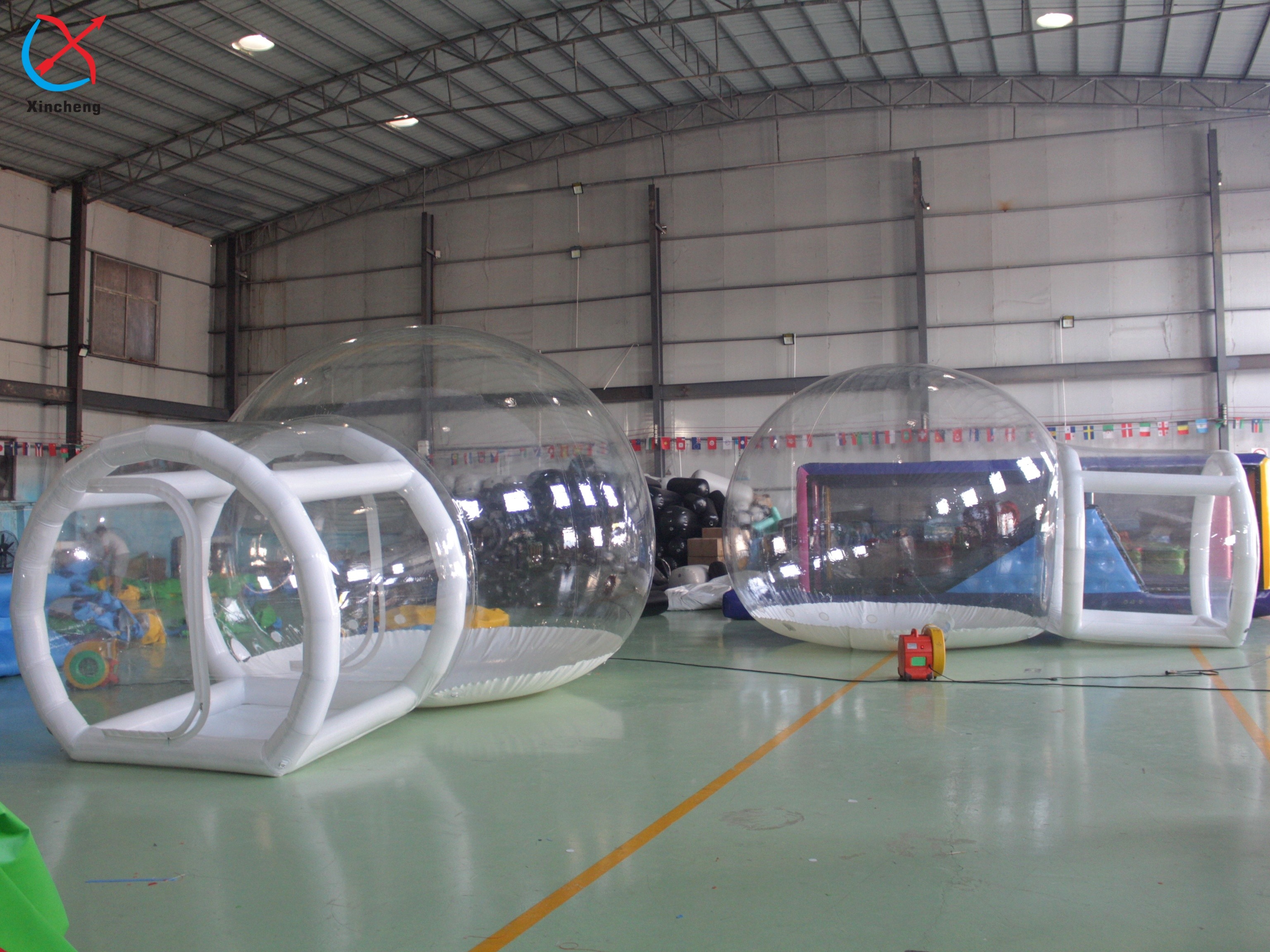 Factory Inflatable Bubble Tent with Tunnel Inflatable Transparent Bubble Tent