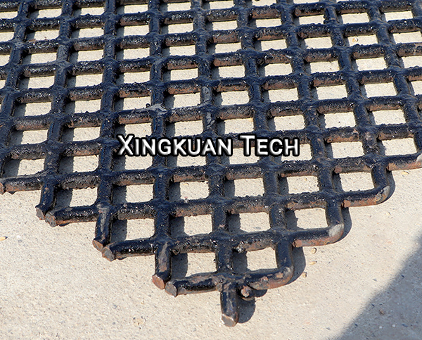 Manganese Steel Welded Mesh Used In Large Stone Process Asphalt Mixing Station