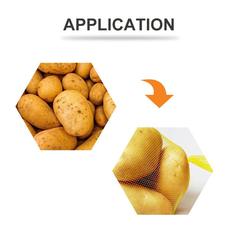 800W Mesh Net Bags Packing Machine Fruit And Vegetable Seashells Packing Machine