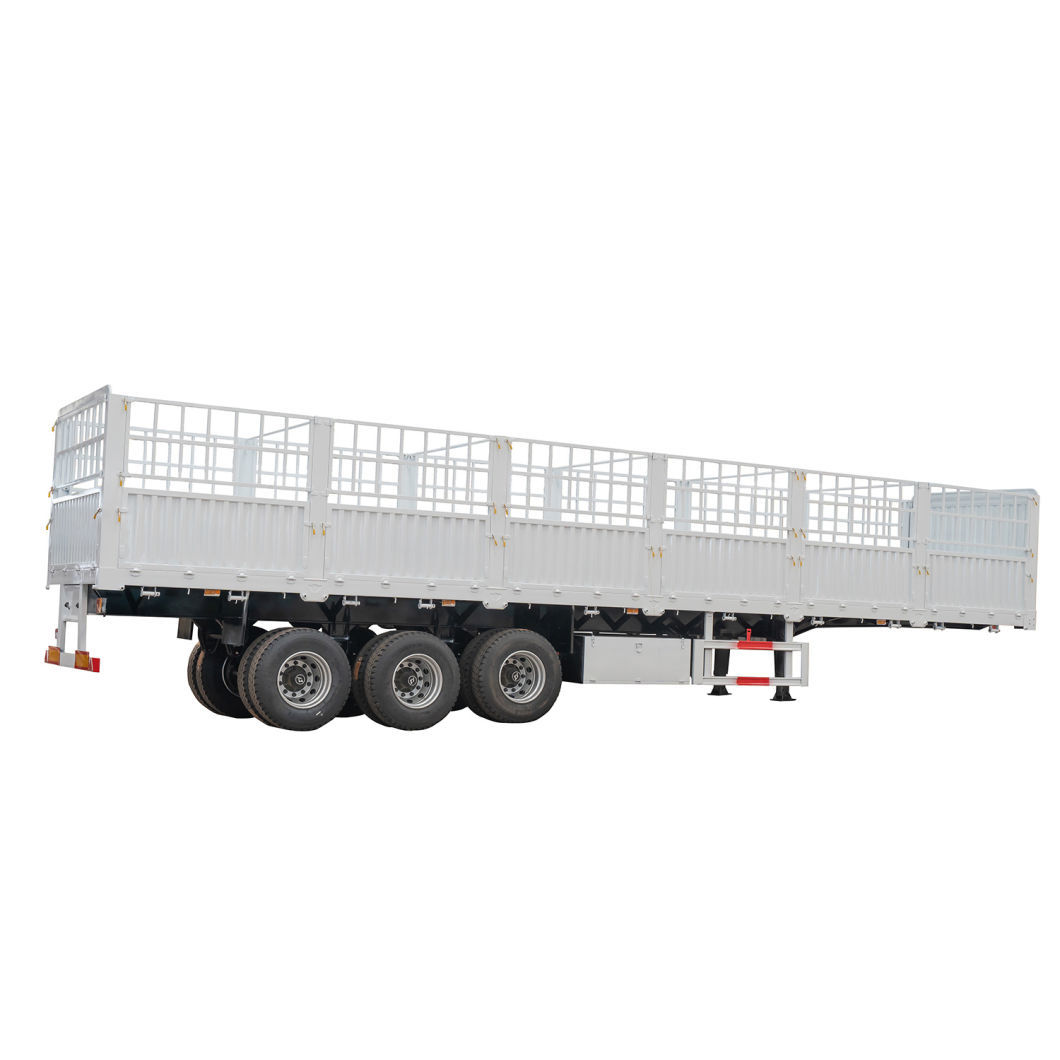 ABS Anti Lock Braking System Semi Trailer For Heavy Duty Fence Warehouse Truck