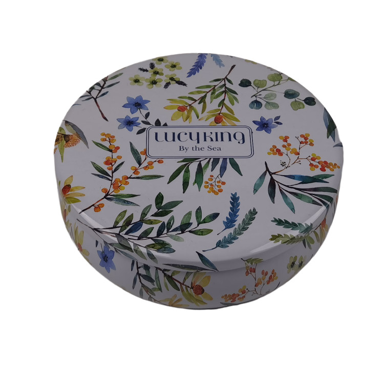 10 Oz Seamless Bowl Shaped Candle Tin Container With Lid