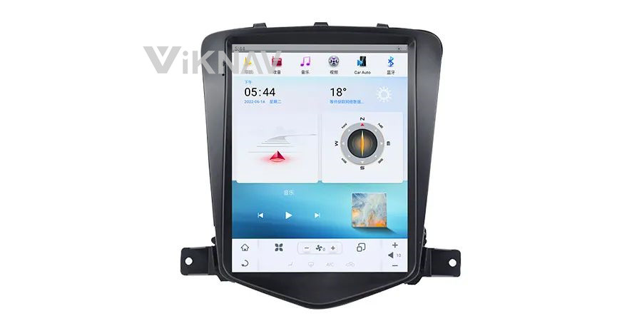 For 2009-2014 Chevrolet Cruze 9.7 Inch Android Auto Stereo Navigation GPS Multimedia DVD Player Wireless Carplay 4G BT