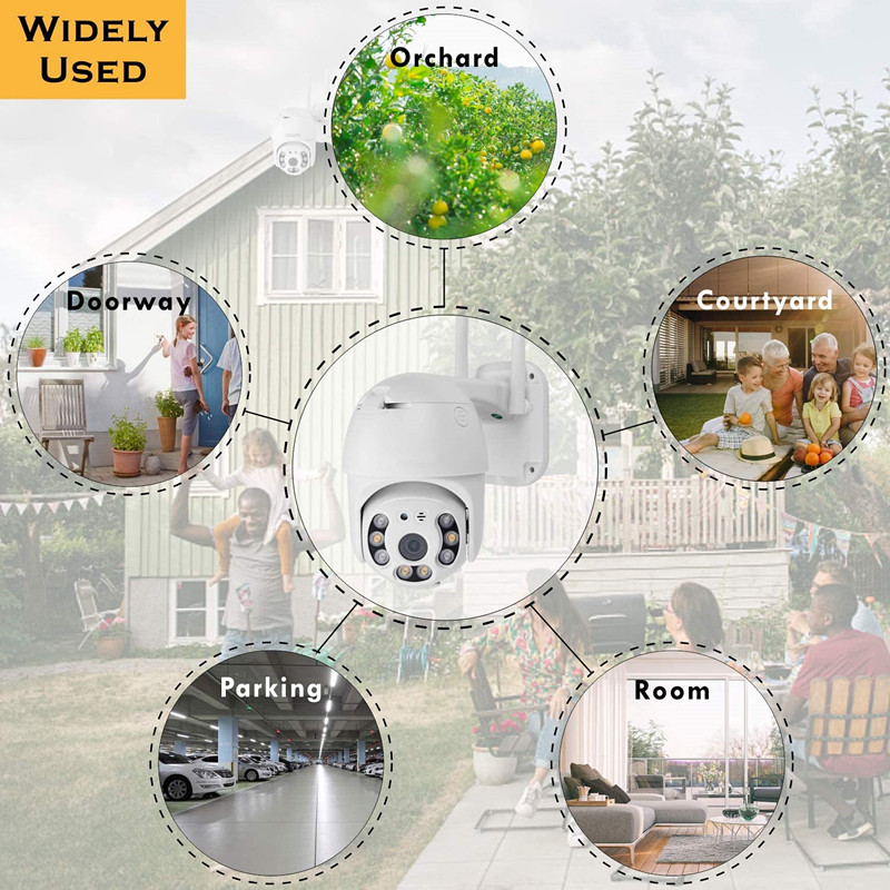 2K HD Dome Wifi Camera 20m Ir With Auto Tracking