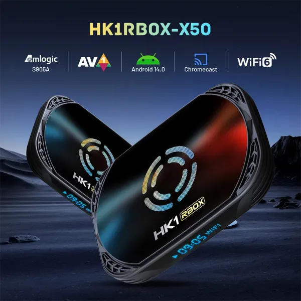 WiFi6 4K Resolution Ultra HD Android 14 Set Top Box 4G Ram 128G Rom