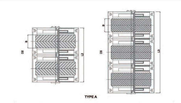 600x200mm 750x250mm Roller Rubber Fender For Shipyard / Water Lock