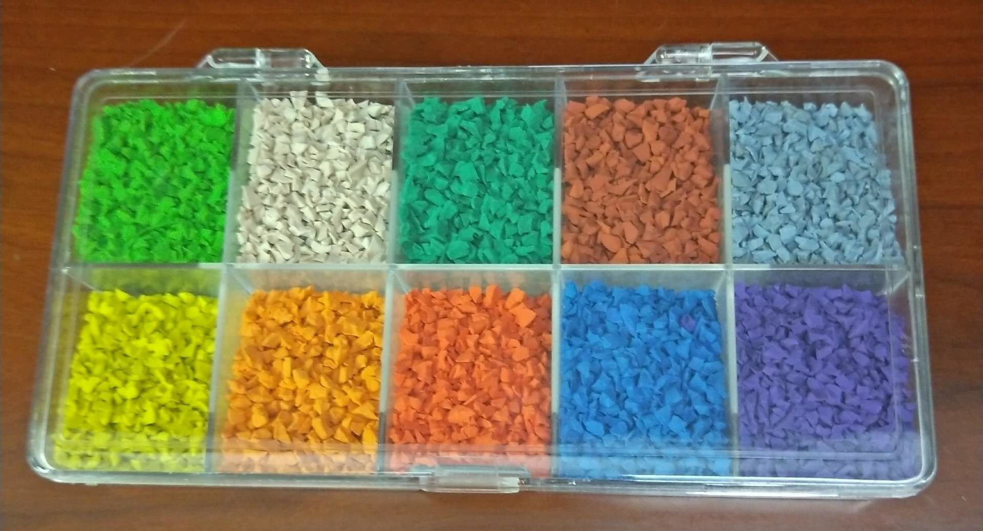 Corrosion Resistance Interlocking Rubber Playground Tiles Stadium Rubber Running Track