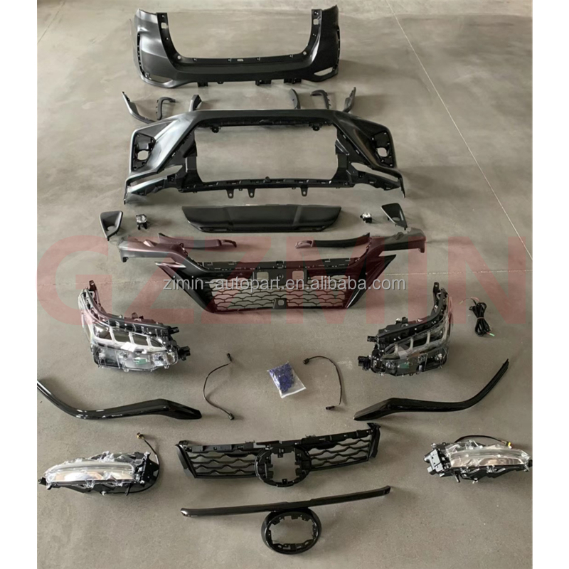 Toyota Body Kit For Fortuner 2021 Front Rear Bumper Bodykit Full Set Kit