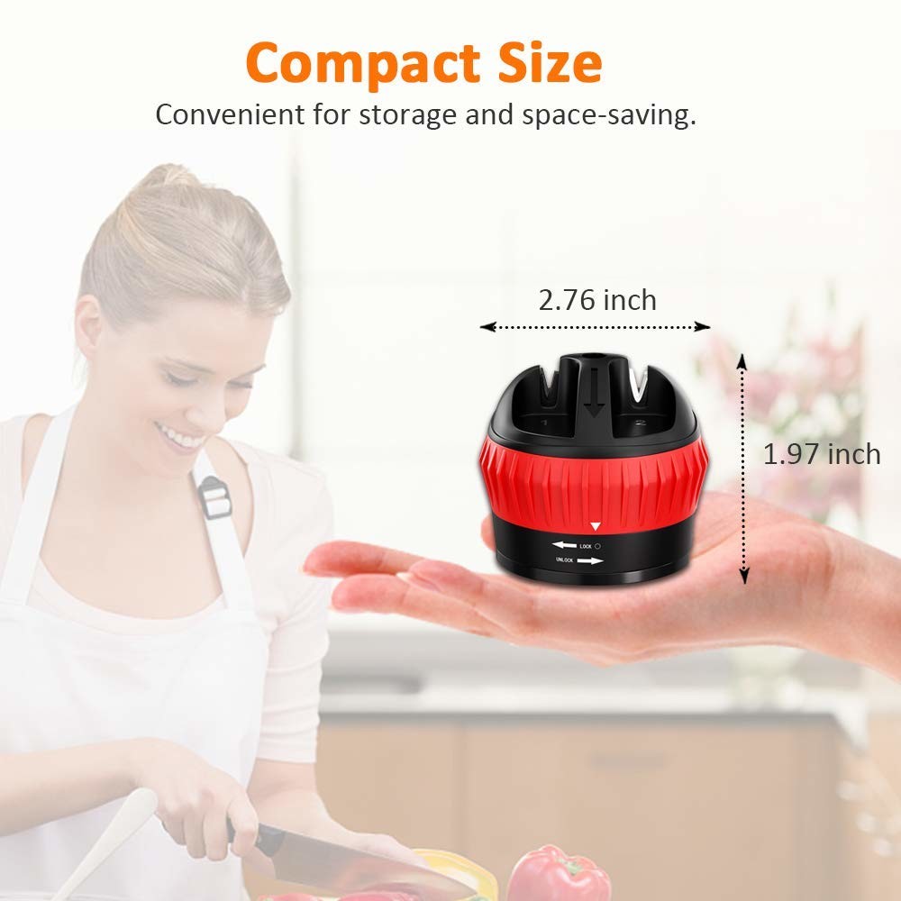 Kitchen Small Knife Sharpener High Strength 52.6 G Weight