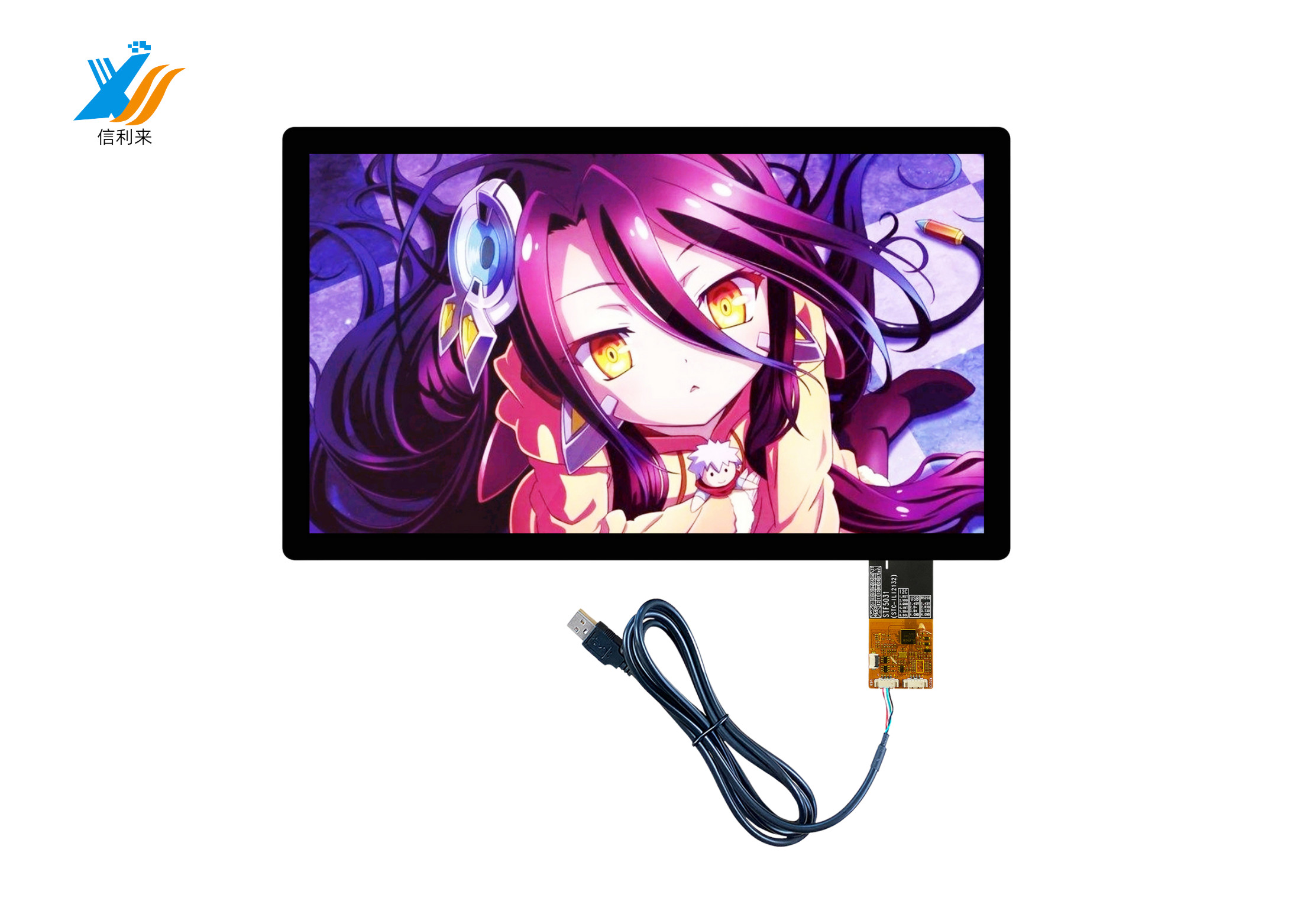 21.5 Inch PCAP Touch Screen with G+G Structure USB Interface