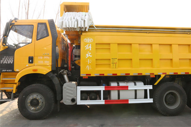 J6P Series Euro 3 Mining Dump Truck Manual Operation Diesel Fuel Type