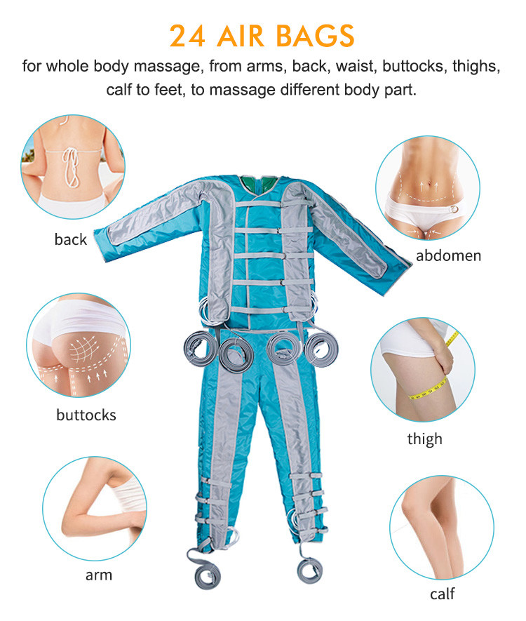 110W Lymph Drainage Massage Machine 5 Modes Lymphatic Drainage Equipment
