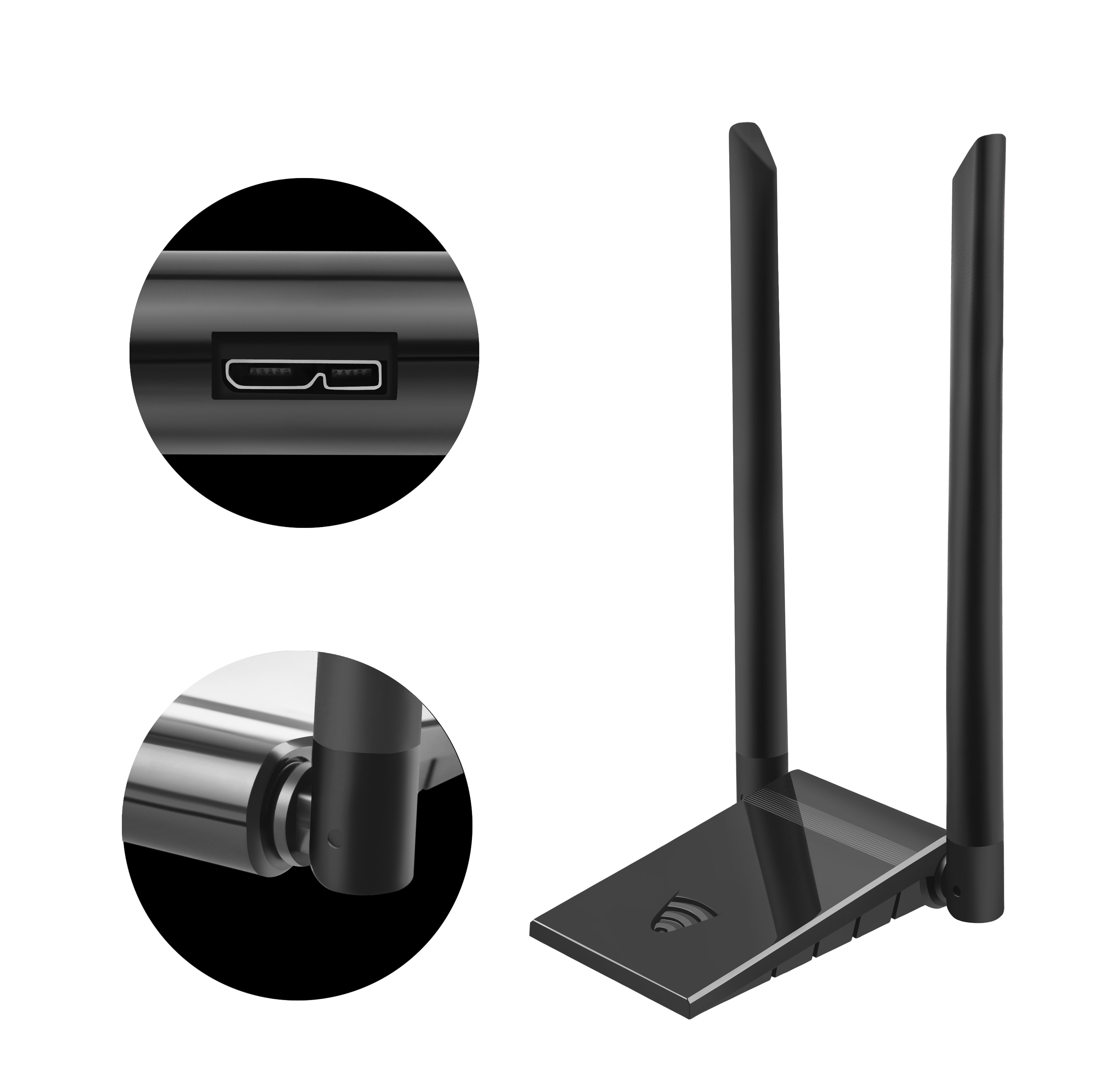 2.4 5.8GHz USB Wireless Dongle 1300M Usb 3.0 Dual Band Wireless Usb Adapter