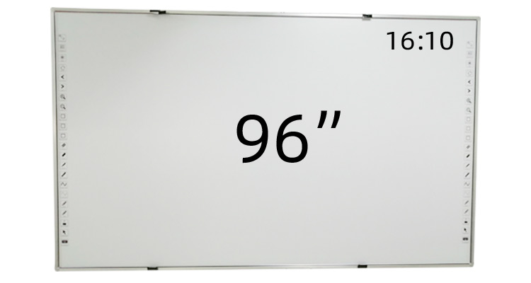 96 Inch Infrared Interactive Whiteboard 10ms For Multimedia Teaching