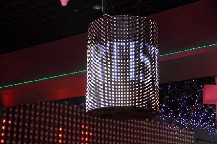 Indoor full color flexible led screen