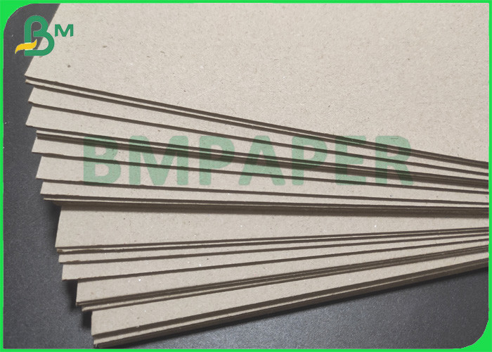High Rigid Double Sides Uncoated 600g - 1500g Gray Chip Board For Storage Boxes