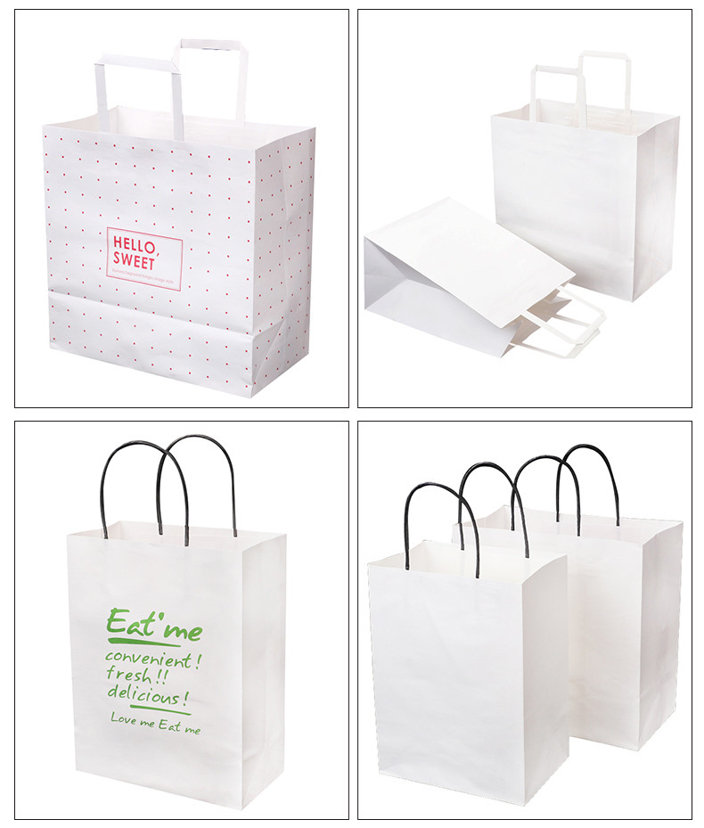 Flat Bottom ODM Kraft Paper Bag