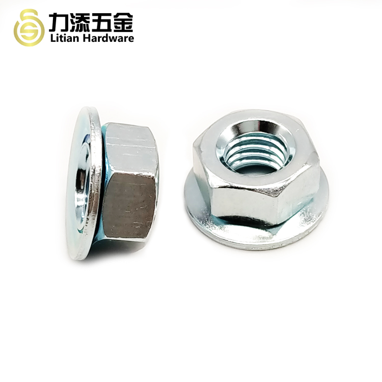 Din 6923 Metal Self Locking Nut Elastic Compression Gasket Rotatable Nut M28
