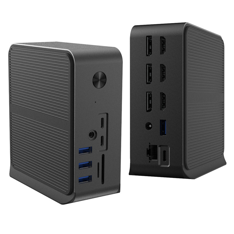 12 In 1 USB C HUB Docking Station With Multiple Usb C Ports USB Type C 4K RJ45 VGA USB Hubs Adapter