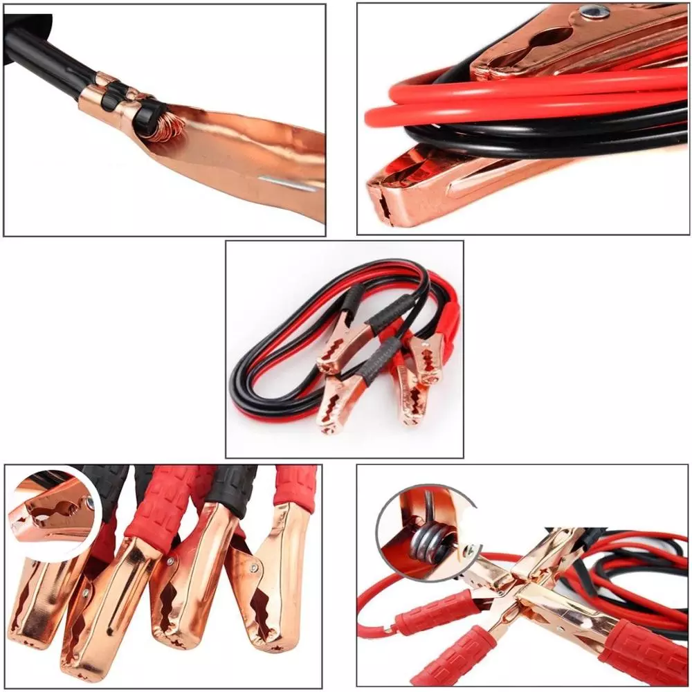 Battery 800 Amp Connecting Booster Cables Heavy Duty Jumper Leads