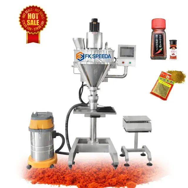 Semi-automatic FK-FP1 Electric Driven Spice Chilli Powder Filling Packing Machine