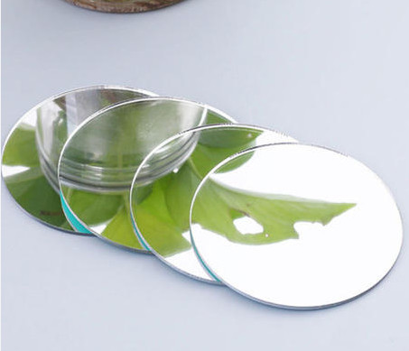 Rough Edge Decorative/Aluminium/Silver LED Mirror Glass For Bathroom