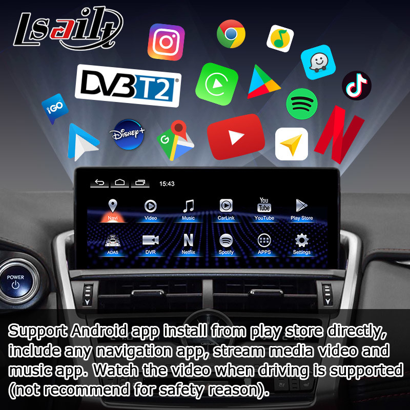 NX300 NX300h Lexus Android big Screen 10.25 Inches Android Carplay upgrade