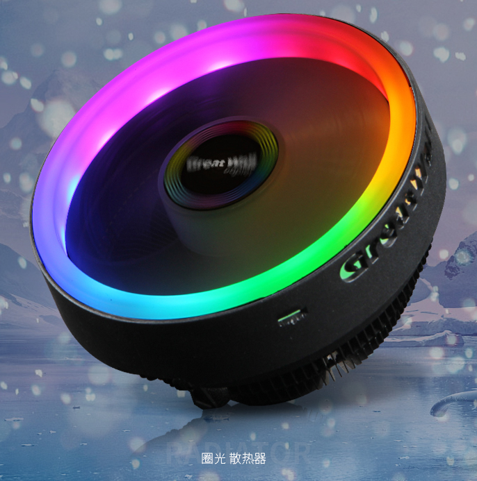 62CFM Personal Computer CPU RGB Cooling Fan Air Heatsink Cooler Heat Radiator Fans Ventilador for PC Desktop