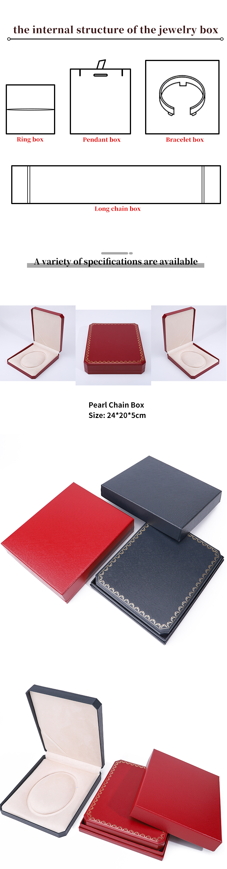 Custom Logo Square Paper Jewelry Box Packaging Luxury Style For Necklace