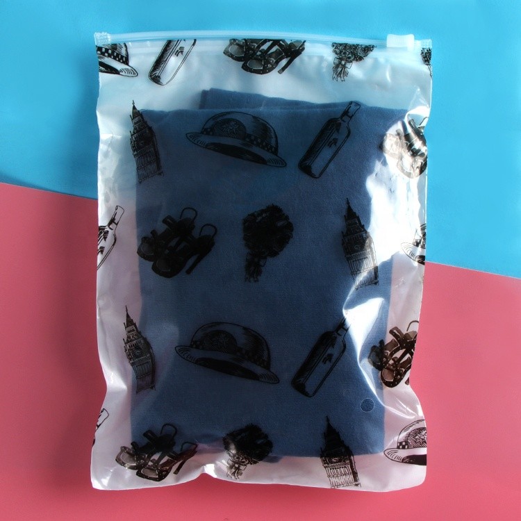 Clear Brown kraft k paper bag with clear window for food packing