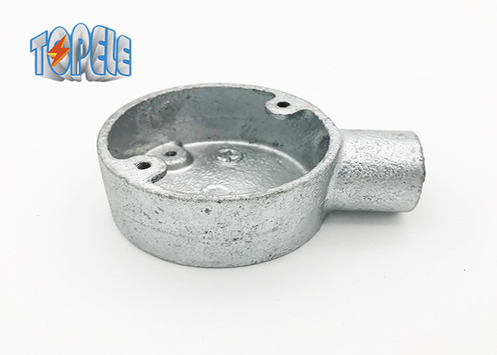 BS4568 BS31 Circular Junction Box Malleable One Way Terminal