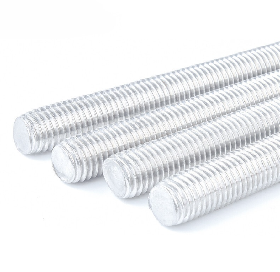 Aluminum Alloy Steel Stud Bolt Thread Rod Aluminium Threaded Rod A193 B8 B16