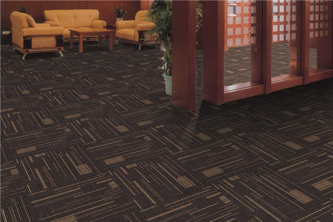 Exhibition Conference PP Carpet Tile For Basement , Residential Carpet Tiles