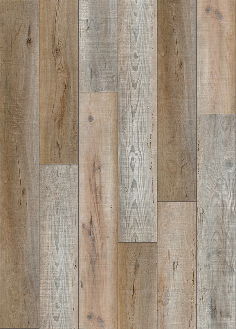 Eco Friendly SPC Vinyl Flooring Waterproof Pine Oak Forest Wood Grain Unilin Click GKBM DD-W82156-1