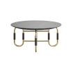 Buy cheap Living Room Stainless Steel Round Central coffee Table With Bright Gold Mirror from wholesalers