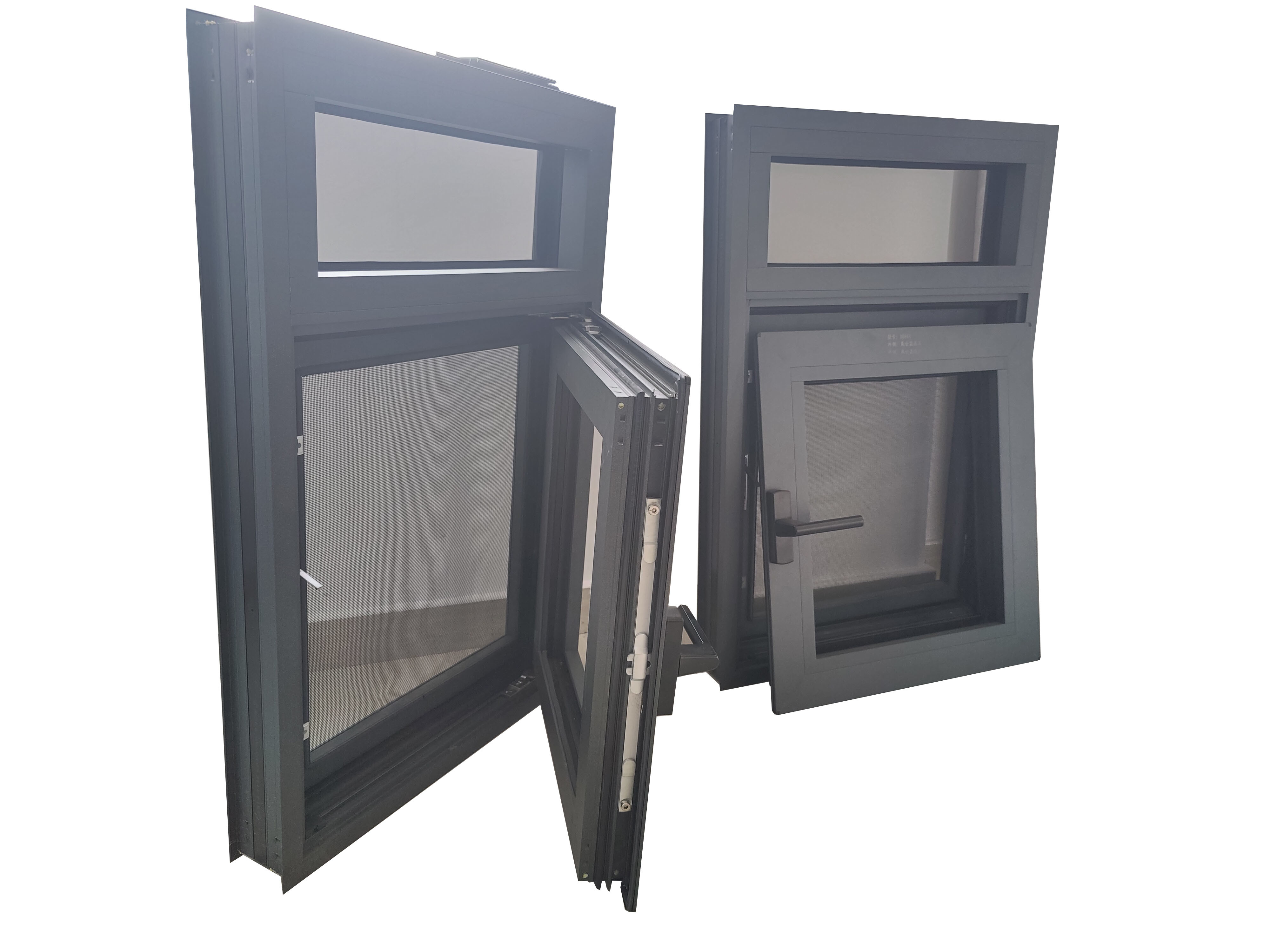 Aluminum Guide Rail Broken Bridge Structure Glass Window Frame High Temperature Resistant Profile
